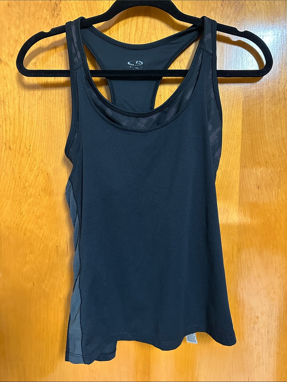 Black Racerback Athletic Tank Top